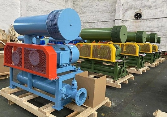 850-2000 Rpm Quân đội xanh 3 Lobe Blower cho bảo vệ môi trường