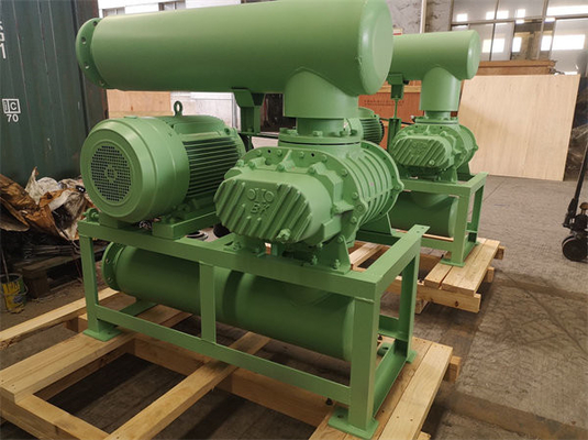 37kw 1450rpm 0.5 Bar 30m3/Min 6 "Điều xử lý nước thải Không khí làm mát rễ loại thổi