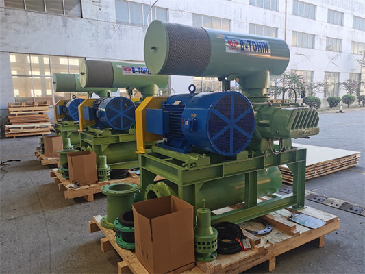 850-2000 Rpm Quân đội xanh 3 Lobe Blower cho bảo vệ môi trường