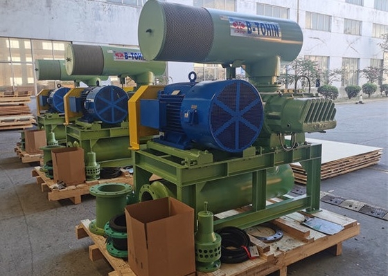 DN100 50Kpa RPM1350 ba thùy gốc thổi cho vận chuyển khí nén
