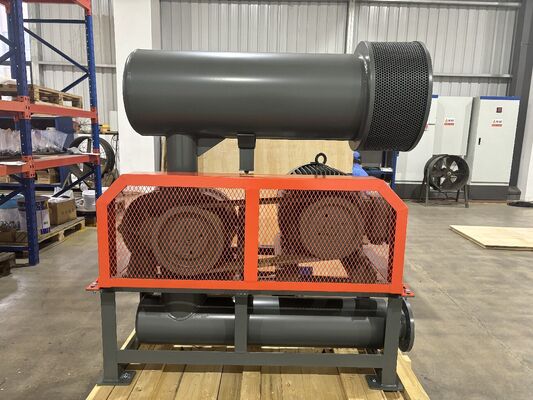 Quạt thổi rễ ba thùy DN40 (1.5'') với lưu lượng khí 0.37-1.11 m³/phút và tốc độ tối đa 2300 vòng/phút