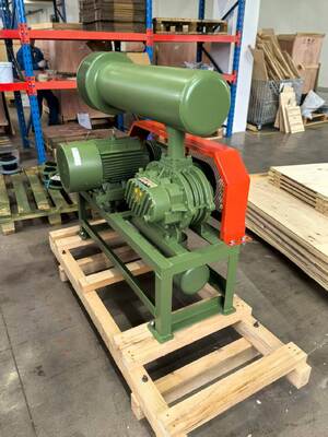DN100 (4"), Máy thổi khí kiểu rễ áp suất âm, tốc độ từ 700 đến 1500 vòng/phút, dùng cho xử lý nước