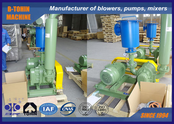 DN150 (6 “) 27,19m3 / phút 45kw -70KPA Máy hút chân không Roots Blower Pump