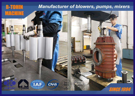 DN250 Roots Blower Máy bơm chân không, 30KPA lớp phủ điện tử Roots Blower