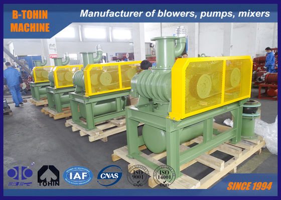 Máy bơm chân không 64,21m3 / Min 90kw, -55KPA Roots Blower