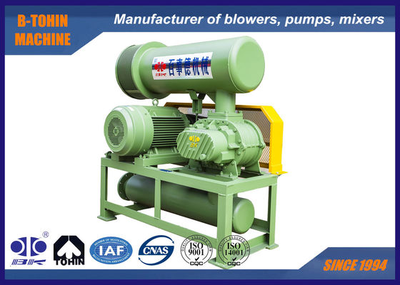 DN40 80KPA, sục khí bệnh viện 0.04MPA 3 Máy thổi khí bằng gang đúc