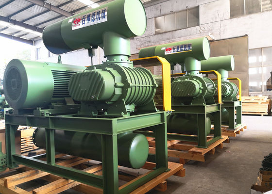 10" 80kpa 71.52m3/Min 132kw Cast Iron Three Lobe Roots Blower