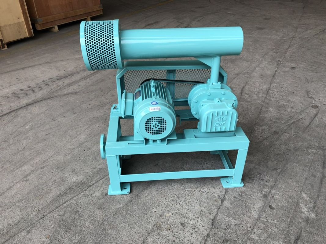 Hiệu suất đáng tin cậy Màu xanh Rễ Lobe Blower / Roots Blower cho nhiều mục đích sử dụng khác nhau