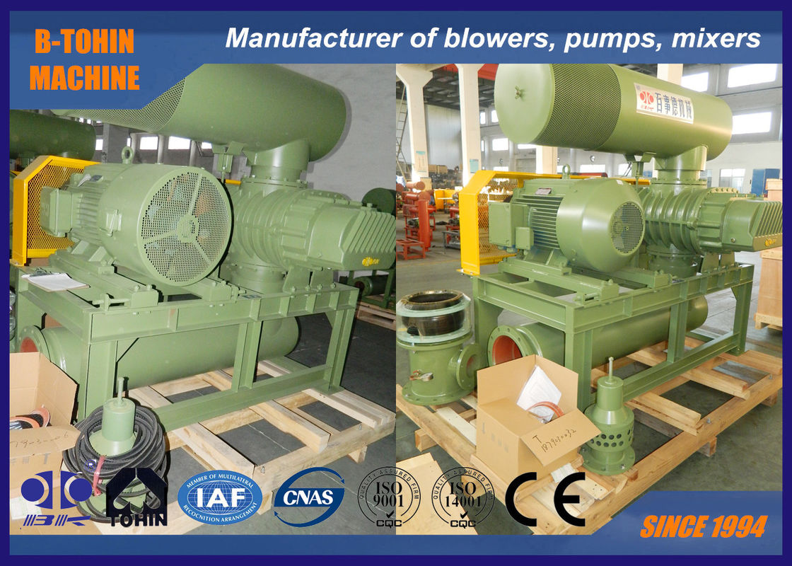 Lực lượng cao khổng lồ Bk9030S 132kW Ba Lobe Roots Blower để xử lý nước, xử lý nước thải