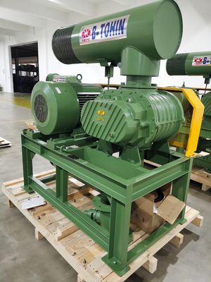 1500 vòng / phút Máy thổi rễ Tri thùy áp suất cao 80Kpa cho nuôi trồng thủy sản