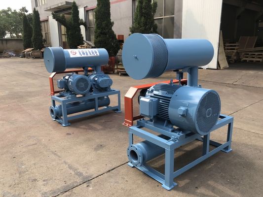 Quạt thổi kiểu rễ quay đặc biệt cho thực phẩm DN200 30-132KW 80KPA, làm mát bằng khí