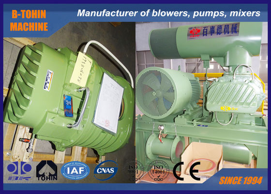 100KPA 19,59-42,18 m3/min Rotary Positive Displacement Roots Style Blower
